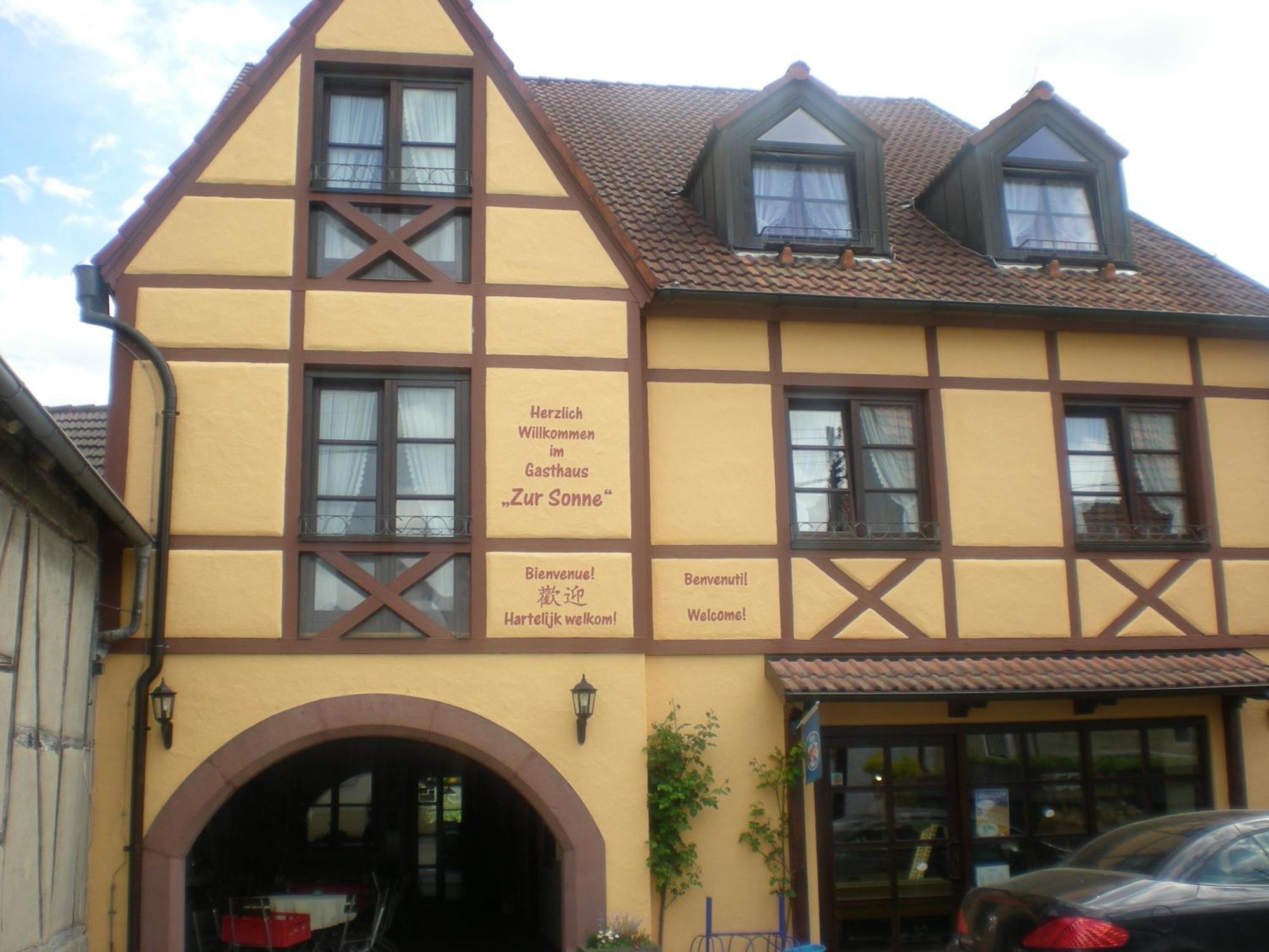 Gasthaus Sonne Gbr Trennfeld Kültér fotó